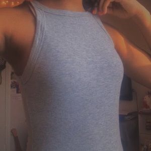 heather grey bodysuit!⁂